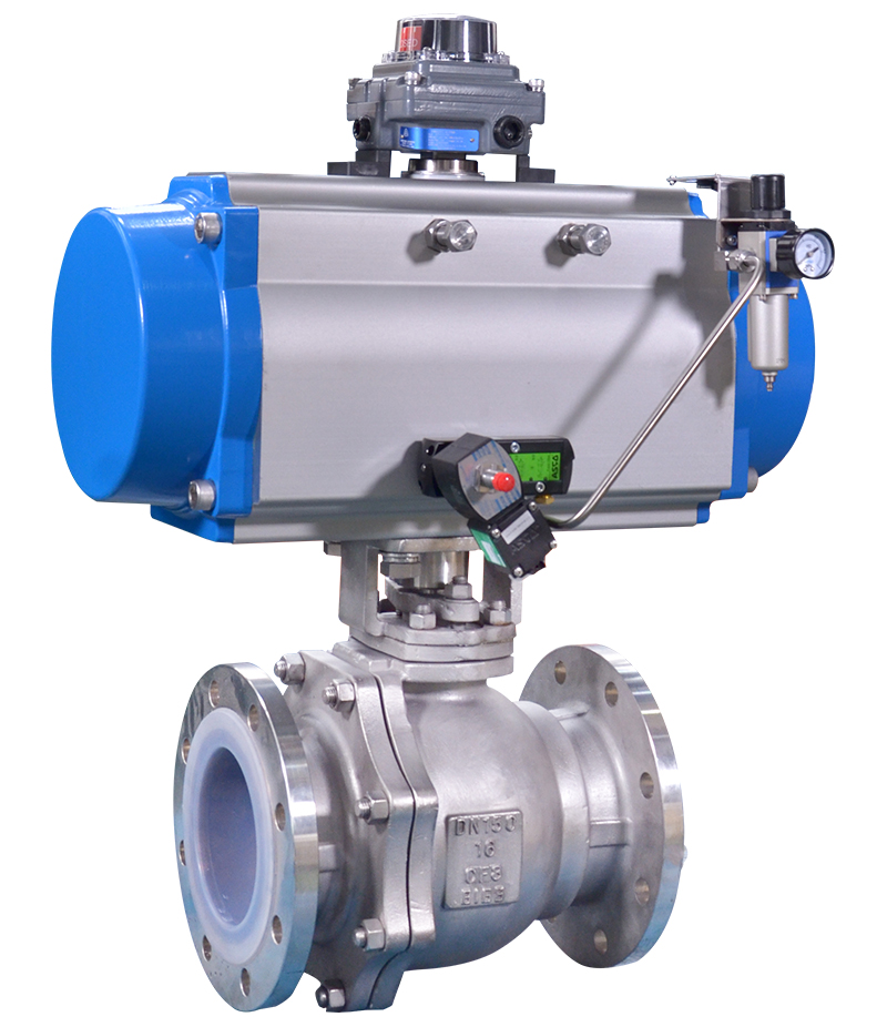 SN5100F Plastic Lined O-type Ball Valve
