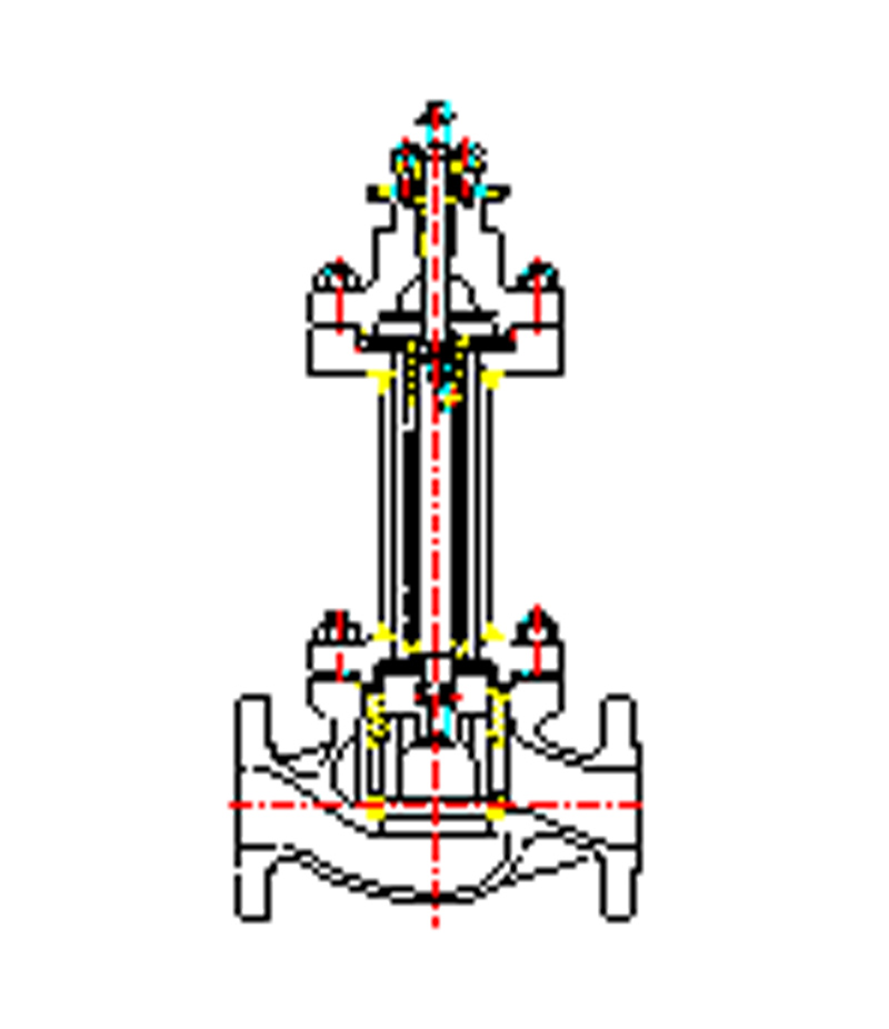 LN83W Series Bellows Globe Control Valve