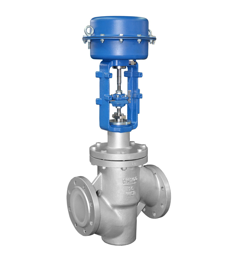LN6131F Plastic Lined Single Seat Globe Control Valve