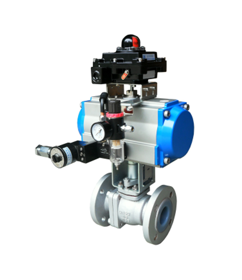 SN2401F Plastic Lined O-type Ball Valve