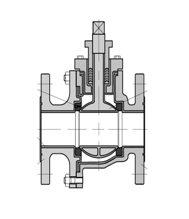 SN5100F Plastic Lined O-type Ball Valve