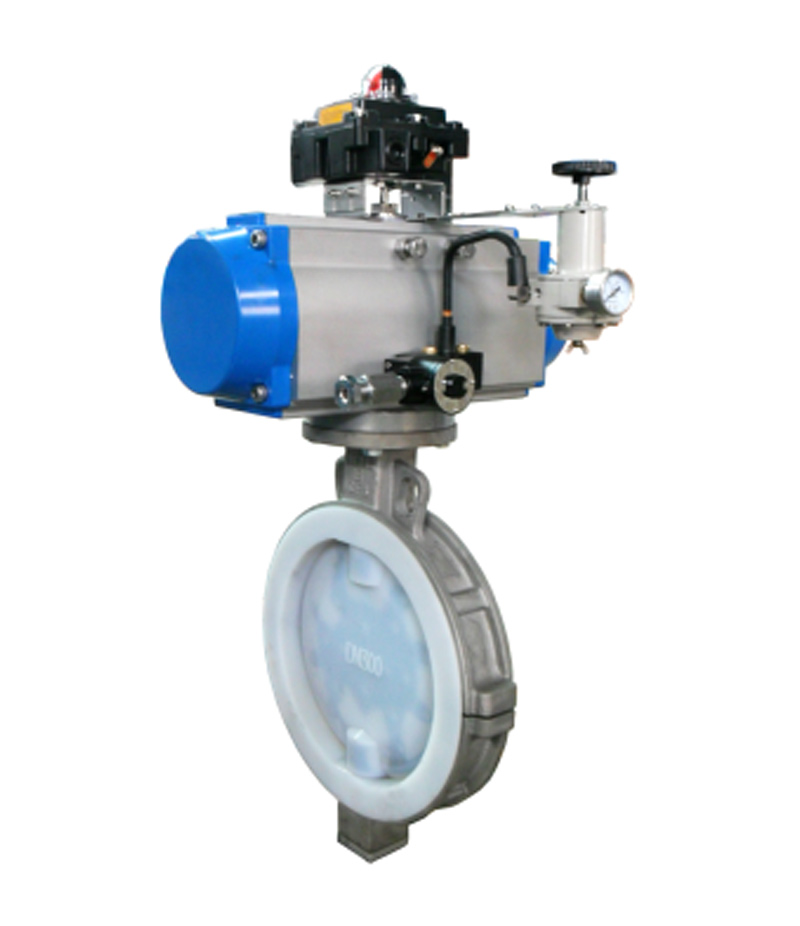 SUPCON BN1101F Plastic Lined Butterfly Valve
