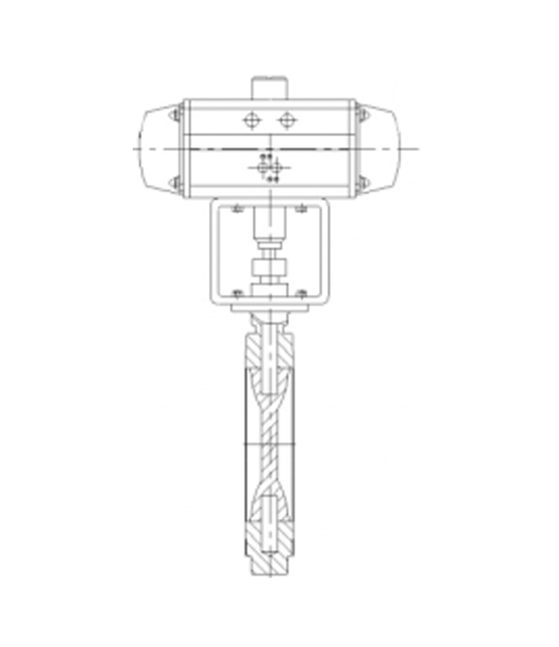 SUPCON BN1101F Plastic Lined Butterfly Valve