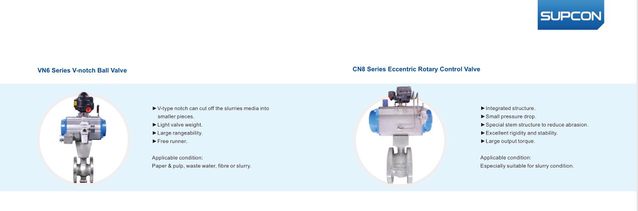 SUPCON Valve Product Description